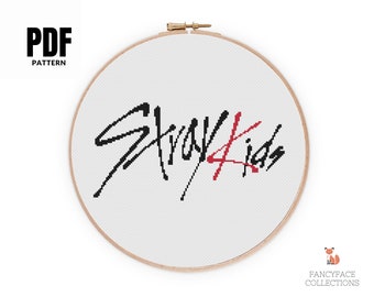 Stray Kids SKZ Logo Cross Stitch Pattern