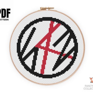 Puede incluir: Círculo blanco y negro con una cruz roja en su interior. El círculo tiene un contorno negro y la cruz está formada por dos líneas diagonales. La cruz está en el centro del círculo. El círculo está sobre un fondo blanco.