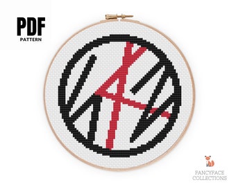 Stray Kids SKZ Logo Cross Stitch Pattern