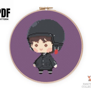 Patrón de punto de cruz ITS Jin el astronauta en PDF