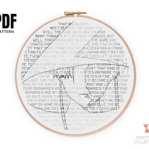 Agust D D-2 Lyrics Cross Stitch Pattern PDF Daechwita
