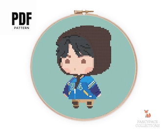 ITS JHope On The Street Cross Stitch Pattern PDF