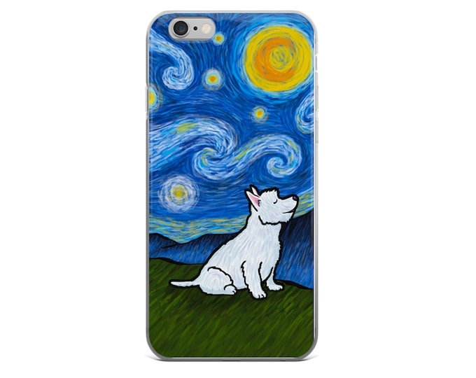 Westie West Highland Terrier Phone Case - Starry Baroo Night - iPhone and Galaxy