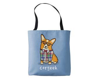 Corgi Tote Bag (Pembroke or Cardigan) - Corgi - Corgeek- Pet Lover Gift