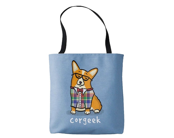 Corgi Tote Bag (Pembroke or Cardigan) - Corgi - Corgeek- Pet Lover Gift