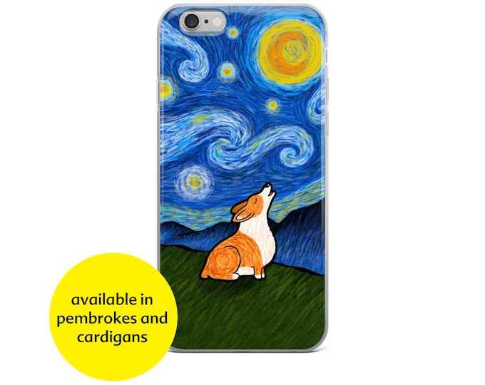 Corgi Phone Case - Starry Baroo - Pembroke and Cardigan Corgi choices