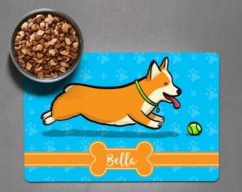 Corgi Custom Name Dog Bowl 6 Ceramic Dishwasher Microwave Safe Corgi Custom Name Dog Bowl 6 Ceramic Dishwasher Microwave Safe