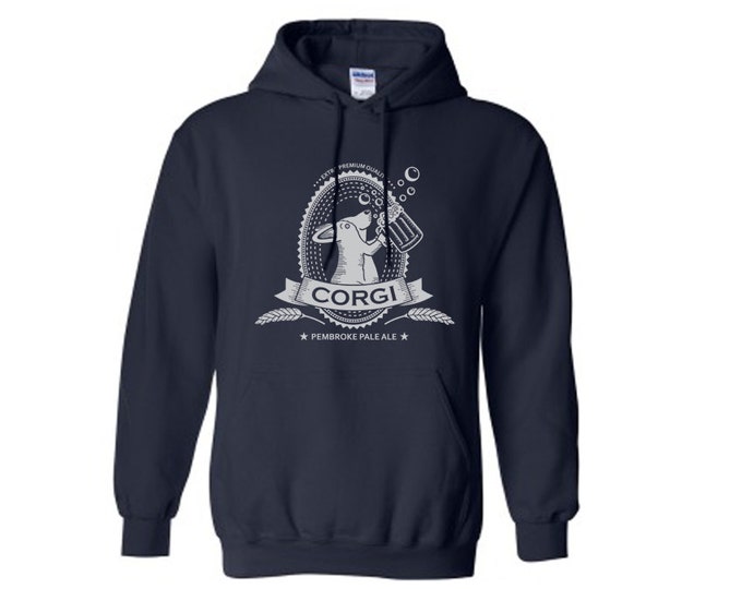 Corgi Hoodie Sweatshirt - Pembroke Pale Ale Sweatshirt
