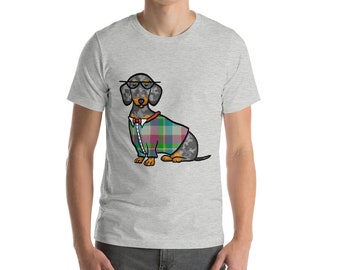 Dapple Dachshund Short-Sleeve Unisex T-Shirt