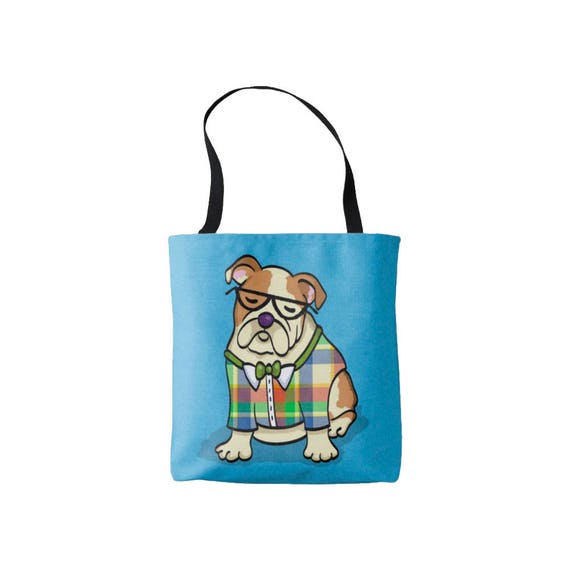 French Bulldog Tote Bag - Cartoon French Bulldog Tote Bag - Cartoon