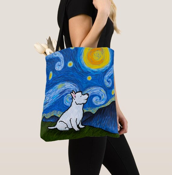 Westie tote sale bag