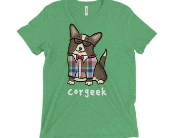 Corgeek Shirt - Corgi Shirt - Brindle Cardigan Corgi