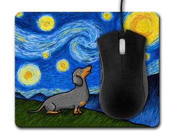 Dachshund Mouse Pad - Starry Baroo