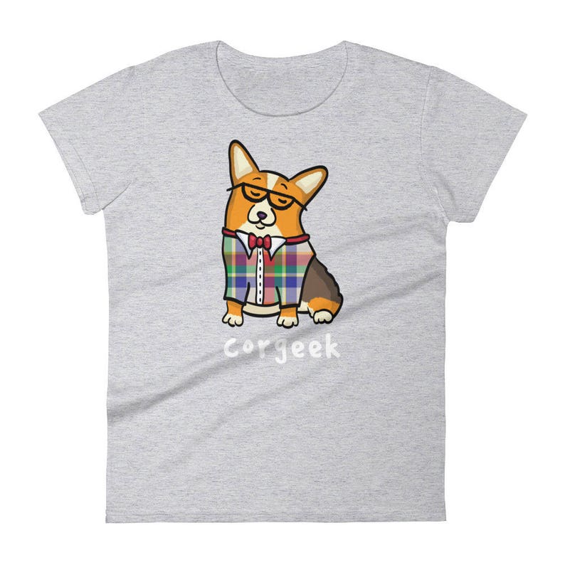 Women’s Corgi Shirt Corgeek Corgi Tee Shirt Red Headed - Etsy