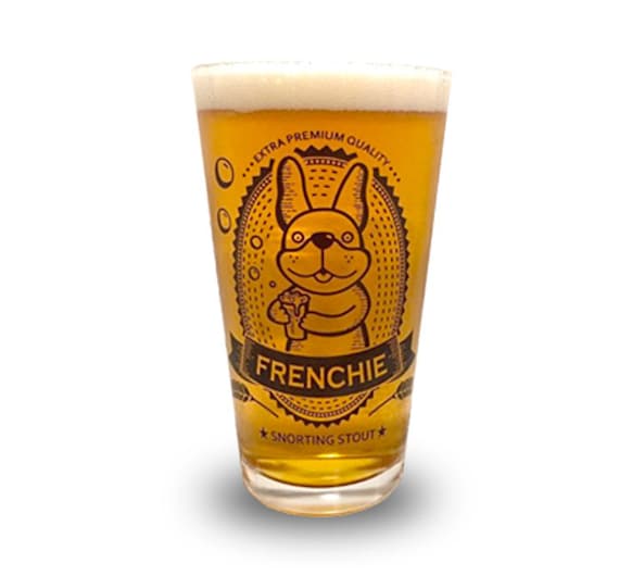 bulldog pint glasses