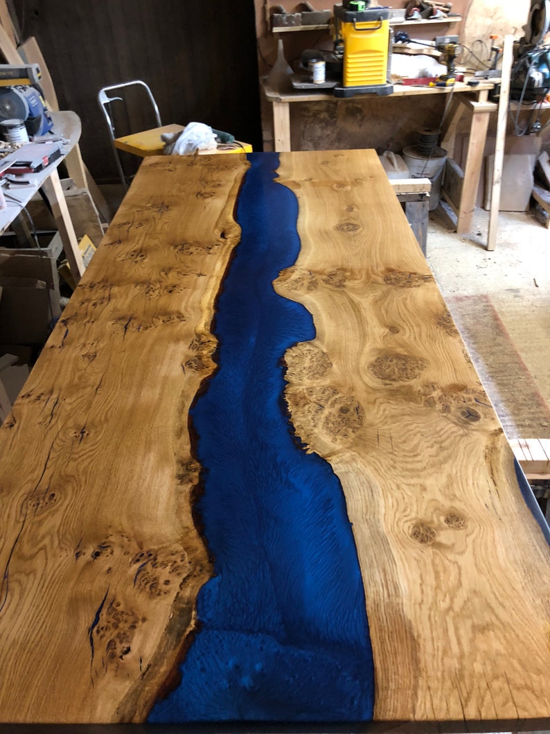 Oak River Table. Made to Order. Etsy