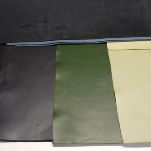 4 Large Leathers panels  4 colors 18&quot; x 24&quot; Soft first Quality free shipping.