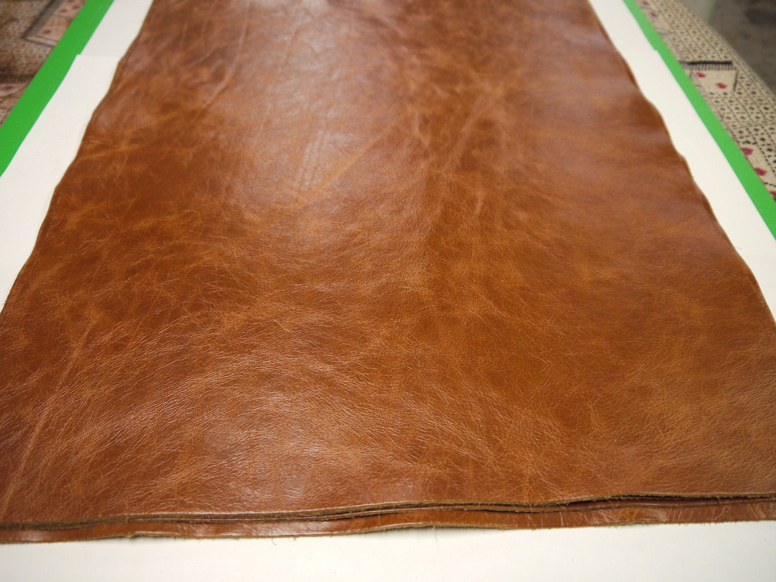 Large Leather Panels 4 Pieces Cognac Top Quality 18 X Etsy UK
