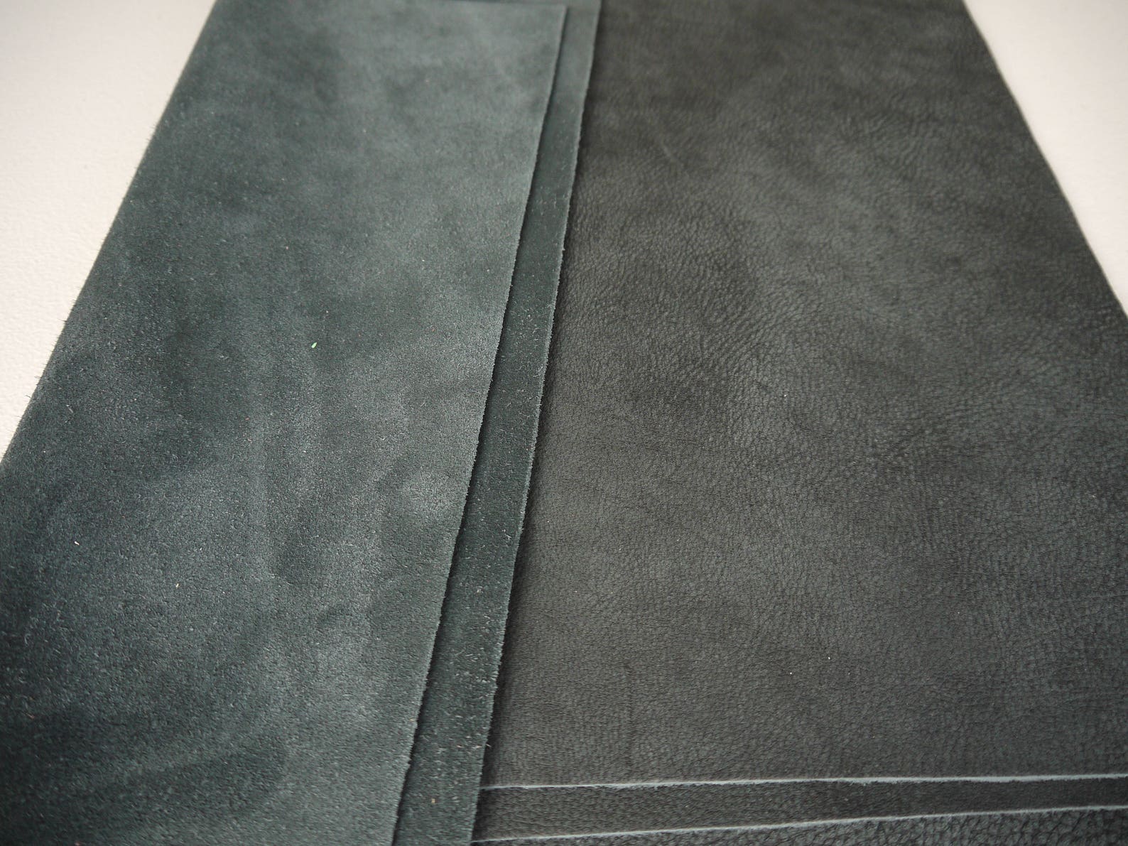 Large Leather Panels 3 Pieces Slate 18 X 24 First - Etsy