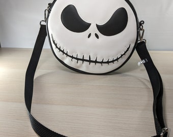 Jack Face NBC Custom Circle crossbody shoulder Bag Handbag Purse