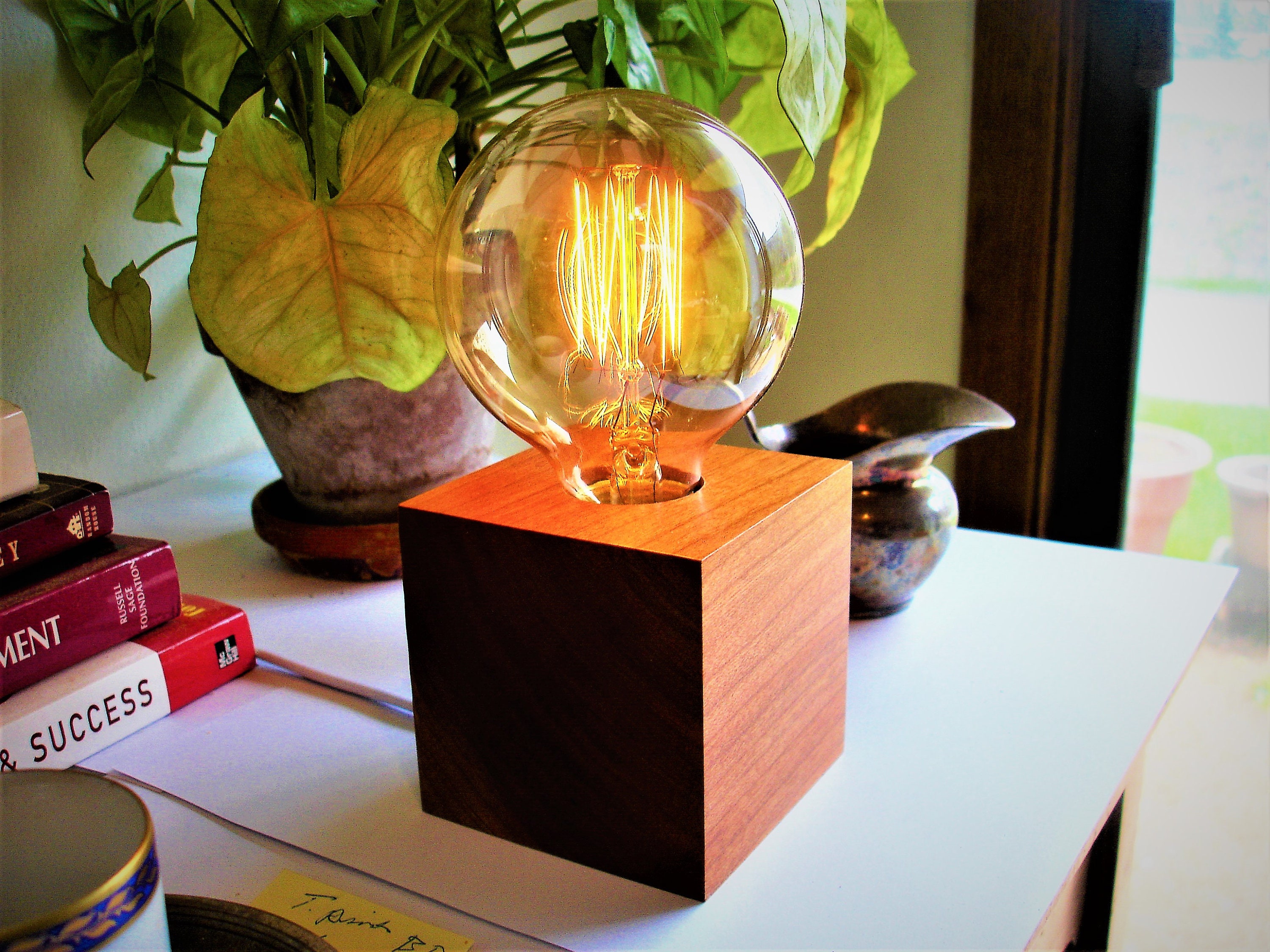 29D Cherry Lampe Teintée Cerise Légère avec Un Vieux Monde Edison 3 ,24.94 EUR