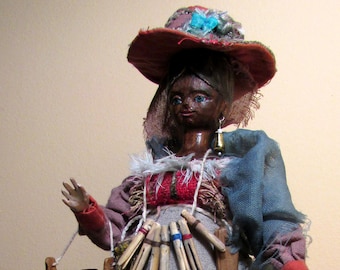 Wooden doll Grodner Tal 18th century ...