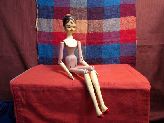 grodnertal wooden dolls