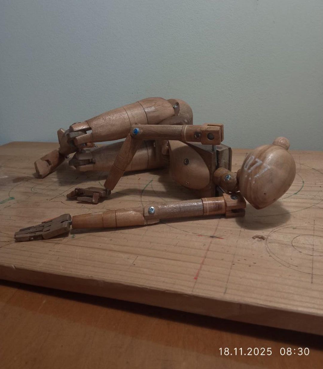 Articulated Wooden Android Doll With Fingers, Robot 077 - Etsy