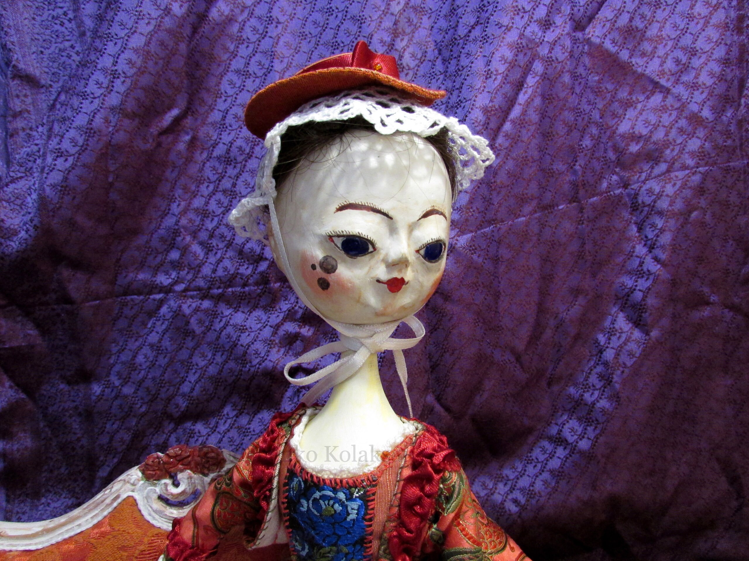 Queen Anne Lady Doll. Replica.3. Etsy