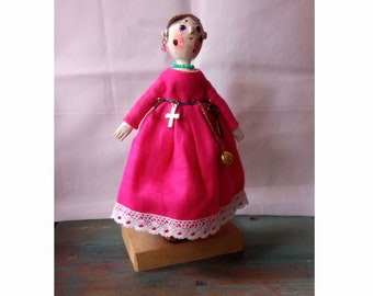 Wooden dolls Pandora. Dutch Queen.