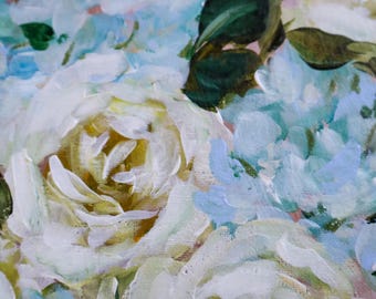 Custom Wedding Bouquet Painting – Acrylic Floral Keepsake
