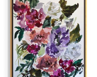 Abundância Silenciosa – Pintura original em aquarela de Breanna Rothwell