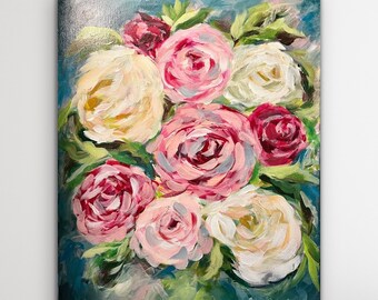 Origineel acryl-roze arrangement