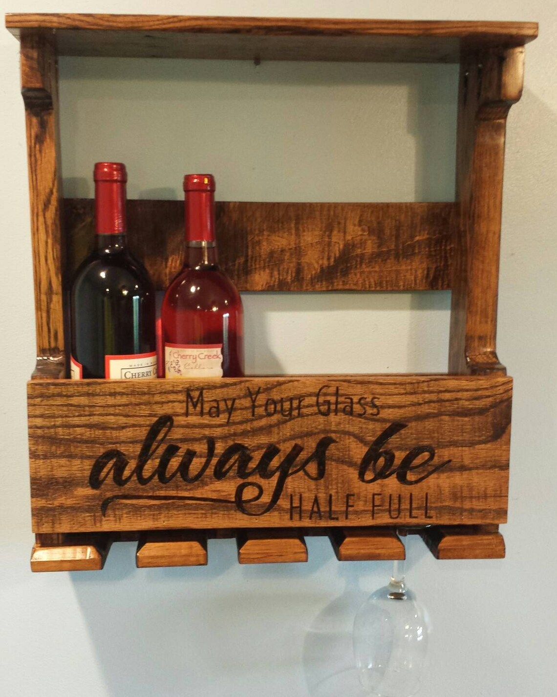 Personalized Wine Rack Wedding Gift Customized Wine Rack Etsy
