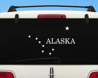 Alaskan Malamute Dog On Board Paw Vinyl Car Decal Pet Sticker RV Script