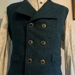Regency style vest