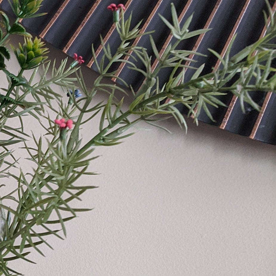 Vintage Glass Vase Cotton Stemsvase Boxwood Hops Fern Etsy