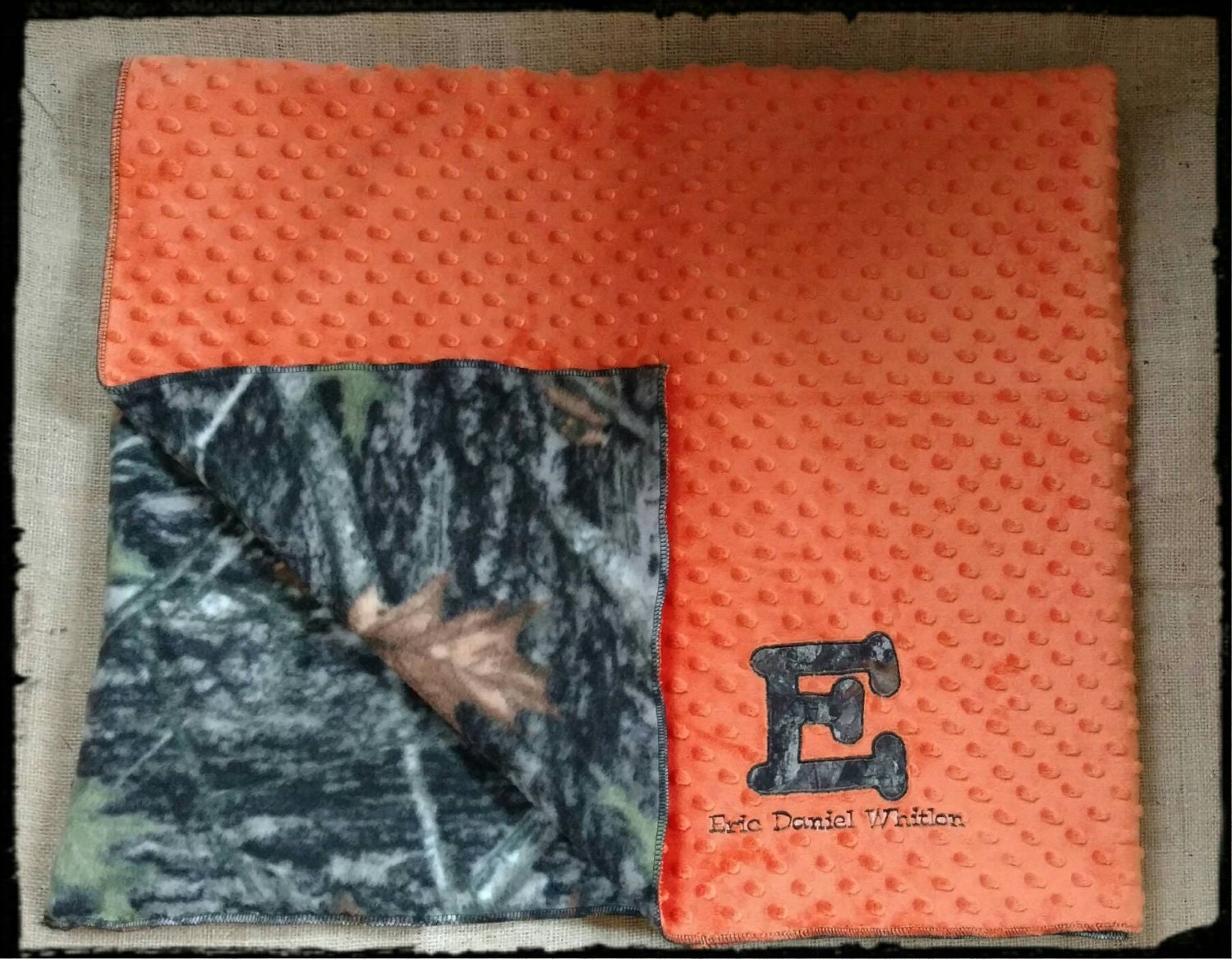 minky baby blanket personalized