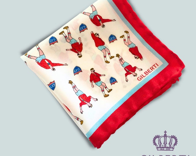 New Orleans 610 Stompers Silk Pocket Square Second line handkerchief