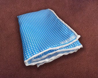 Silk Pocket Square Blue and White | Elegant and Unique Gift