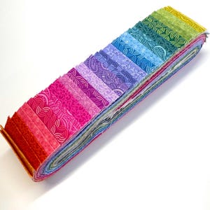 Quilting Pre-cut Strip Set in Andover&#39;s Country Fresh prints - 48pc - Jelly Roll, Fabric Strips, Quilting Fabric