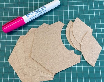 EPP Papers - Sewmotion’s Curve Appeal  (42pcs)