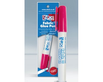 Temporary Fabric Glue Pen - English Paper Piecing, Includes Refills