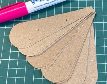 EPP Papers - Sewmotion’s Long Dresden Plate (60pcs)
