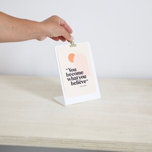 Counter A6 clipboard for retail and stores