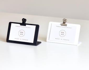 ROBBY Acrylic Card Holder – Elegant Business Card Stand for Desk & Events