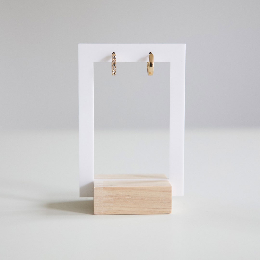 Sleeper Display Rack BILLIE Earring Display Stand - Holder for Stud and Sleeper Earrings ...