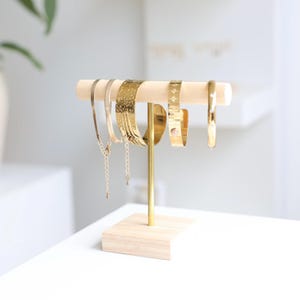 Bracelet Display LAYA, Wooden Jewelry Stand, Counter Stand and Jewelry Organizer