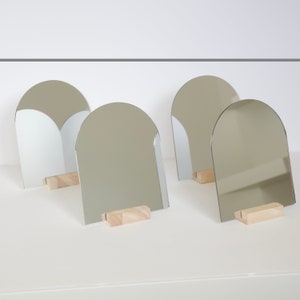 Set of 4 OUTLET arch-shaped mirrors for boutique, modern mirror, arch mirror