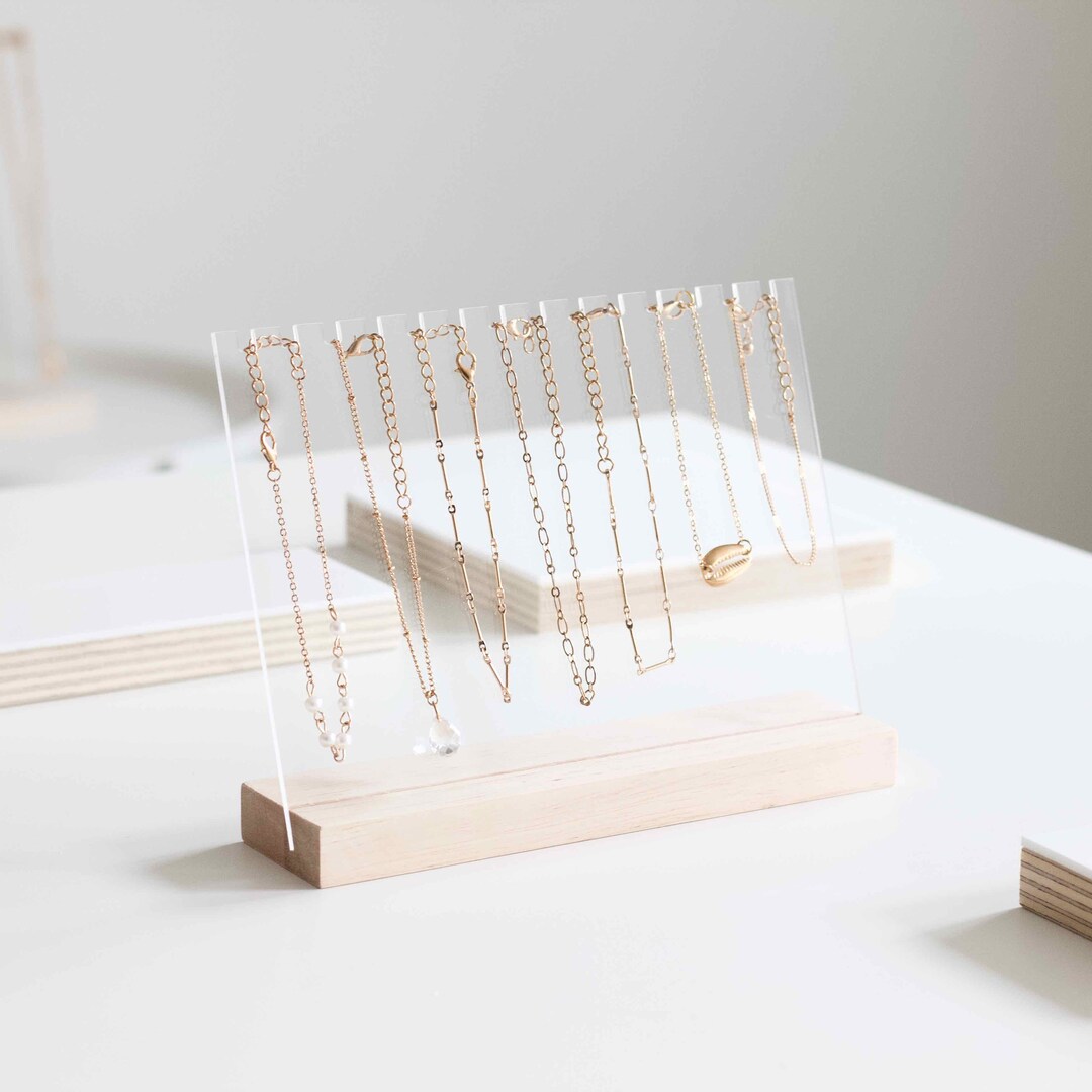 Minimalist jewelry stand shop